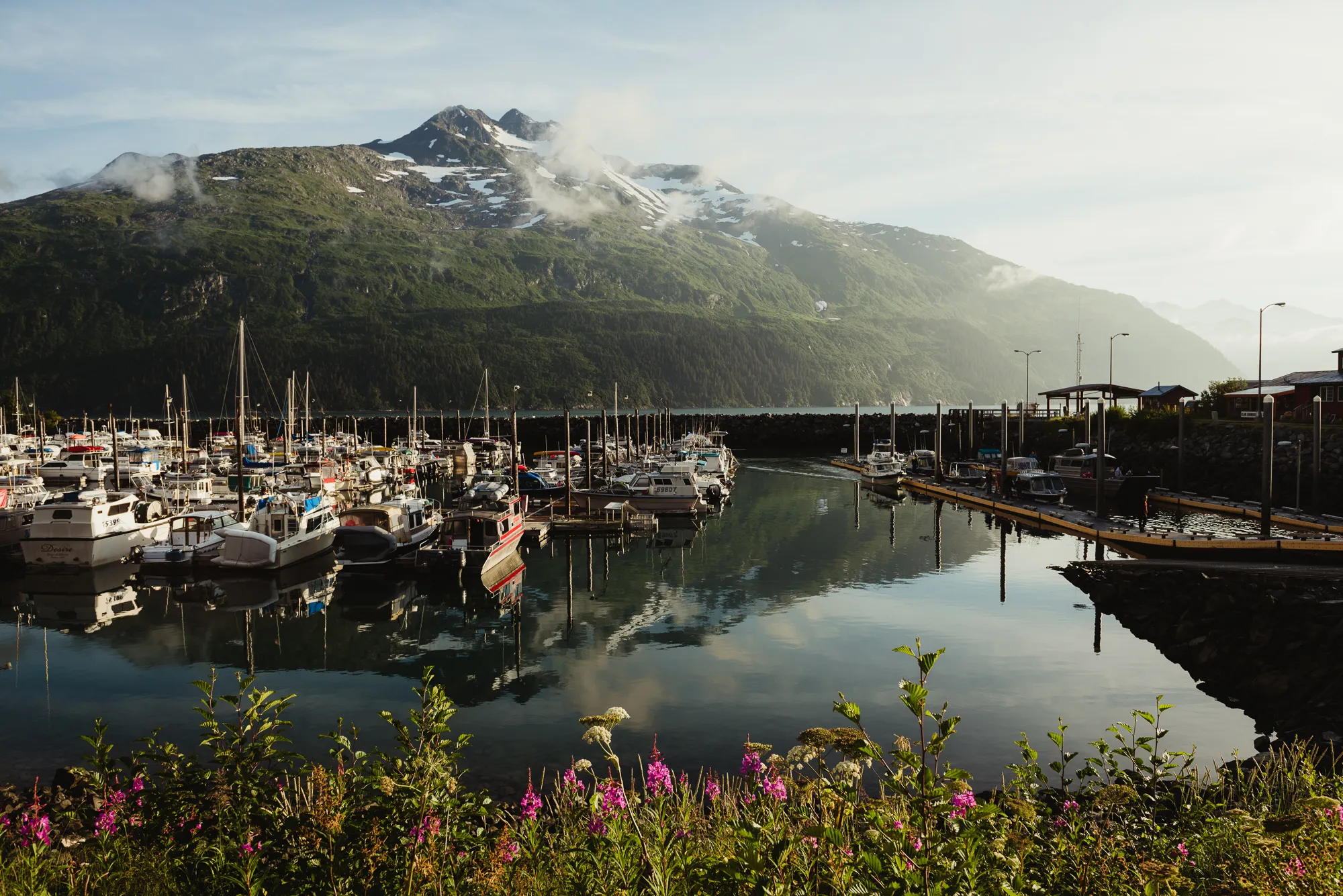 Slow-evaporating Alaska seawater